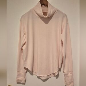 Offline by Aerie Blush Pink Mock Neck Sweatshirt Pullover S/P